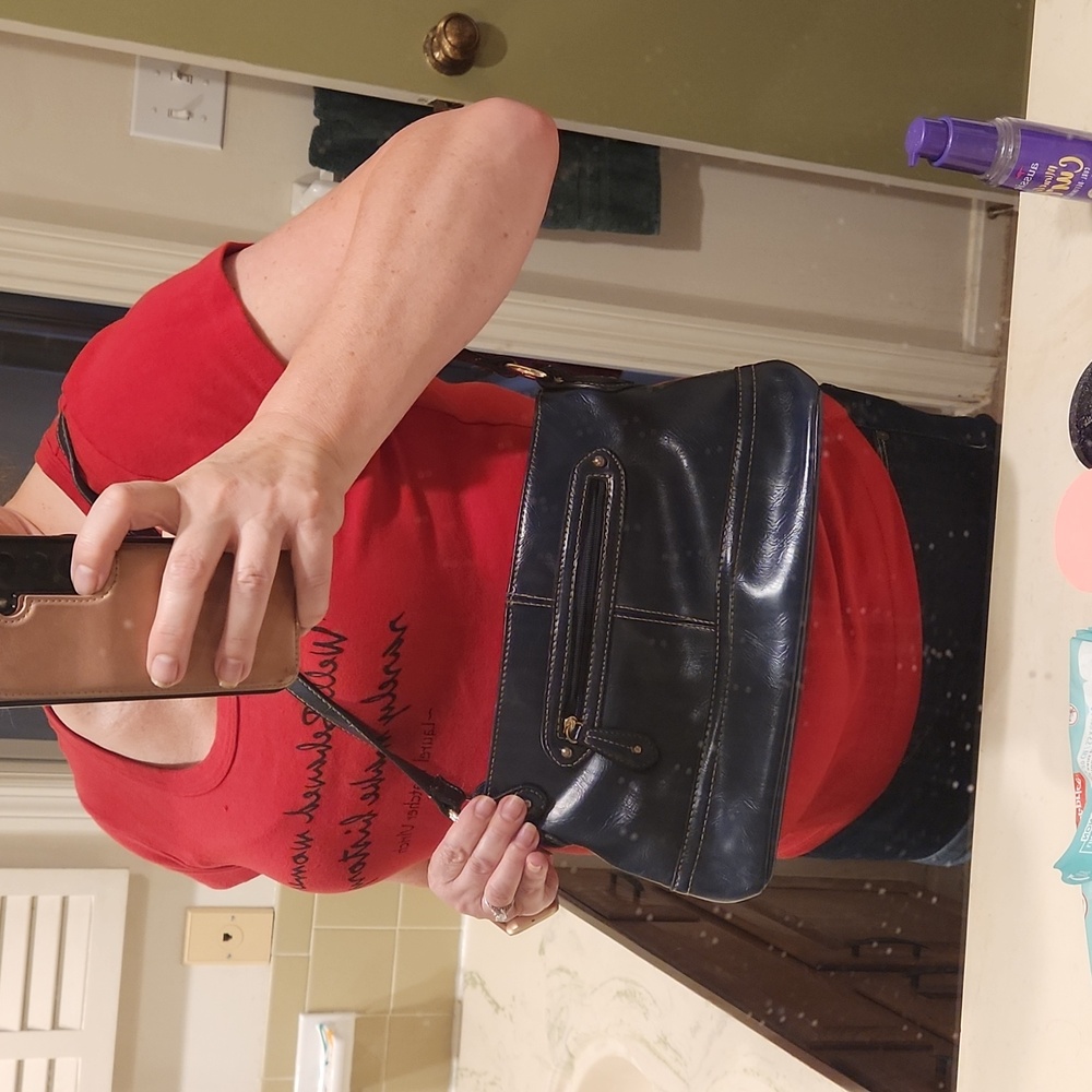Black leather purse - Picture 5 of 5